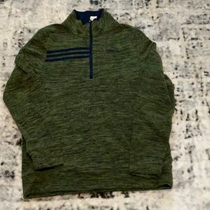 adidas Boys Green Zip-Up Fleece XL 18-20